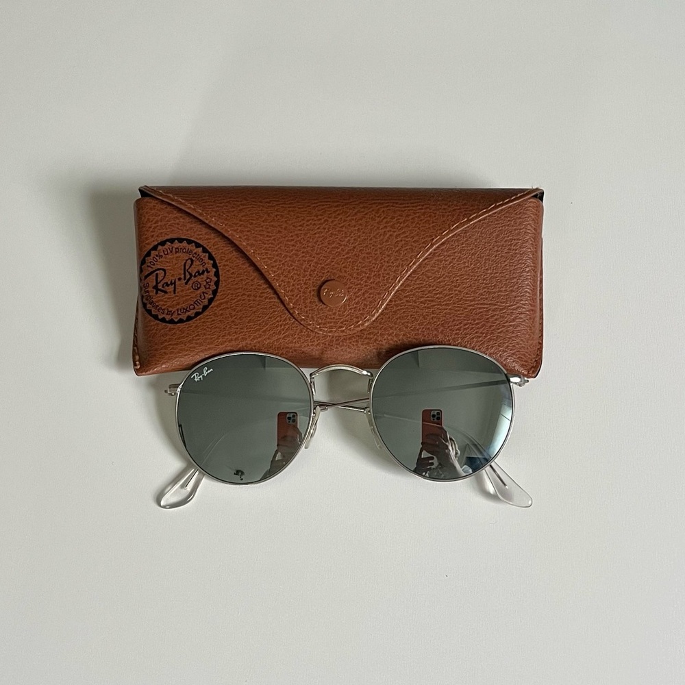 Ray-Ban Round Flash Lenses (Silver / Mirror Color)
